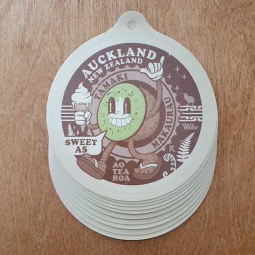 Auckland - Kiwi Cartoon